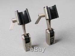Pair of vintage Silver AKG SA18/3 Clip for C414 EB B-ULS Microphone