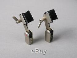Pair of vintage Silver AKG SA18/3 Clip for C414 EB B-ULS Microphone