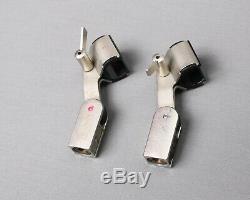 Pair of vintage Silver AKG SA18/3 Clip for C414 EB B-ULS Microphone