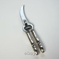 Poultry Shears With Sterling Silver Handles 10 Long Vintage