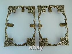 Quality Pair Of Vintage / Antique Solid Silver Middle Eastern / Persian Frames