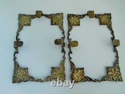 Quality Pair Of Vintage / Antique Solid Silver Middle Eastern / Persian Frames