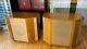 Rare Vintage Plywood Empty Speaker Cabinets Pair Used With Tannoy 15'' Silver