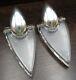Rare Beautiful Pair Of Vintage 1980s Bayanihan Sterling Silver & Lucite Earrings