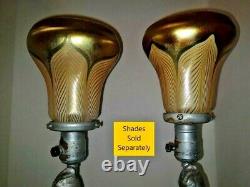 Rare VTG Art Deco Nouveau Arts & Craft RONSON Female Nude Lamps PAIR 1900-1940