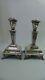 Rare Vintage Pure Silver 999 Pair Of Beautiful Candle Stick Holders