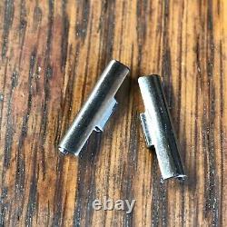 Rare nsa Novavit 18mm smooth Vintage Watch Band End Link Pair of Ends