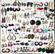 Retro Earrings Lot 75 Pair Vintage To Modern Pierced Dangle Hoop Gold Silver Y2k