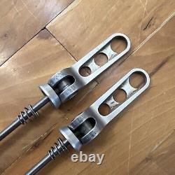 Ringle Holey Stix Titanium Front and Rear QR Skewer Pair Vintage Mountain Bike