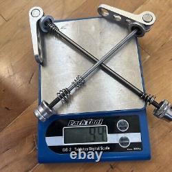 Ringle Holey Stix Titanium Front and Rear QR Skewer Pair Vintage Mountain Bike