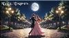 Romantic Night Dance Anime Couple Loop In A Glowing Plaza