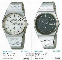 Seiko White QHY030 Blue QHY031 Seiko Lord Quartz 7853-7010 Vintage Quartz Pair