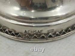 Silver 925 Pair of Candlestick Holders Rare Wonderful Vintage