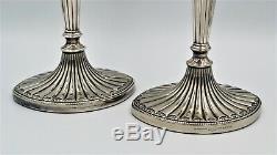 Silver Plated Pair Candlesticks 10 Superb Falstaff Vintage