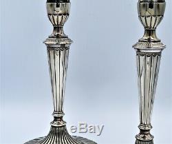 Silver Plated Pair Candlesticks 10 Superb Falstaff Vintage