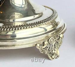 Special Pair Of 925 Sterling Silver Candlesticks Hazorfim Judaism Vintage Gift