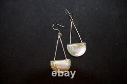 Sterling Silver 925 Pair Set Art Deco Vintage Earrings