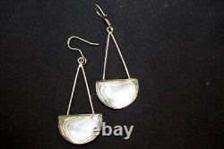 Sterling Silver 925 Pair Set Art Deco Vintage Earrings