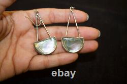 Sterling Silver 925 Pair Set Art Deco Vintage Earrings