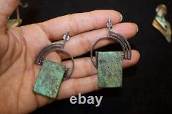 Sterling Silver 925 Pair Set Art Deco Vintage Earrings