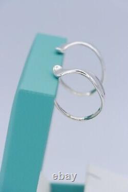 Sterling Silver Vintage Tiffany & Co. Elsa Peretti Ear Cuffs Earrings PAIR
