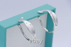 Sterling Silver Vintage Tiffany & Co. Elsa Peretti Ear Cuffs Earrings PAIR