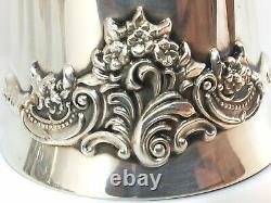 Stunning Pair Antique Vintage Baroque Goblet By Wallace Silverplate 1941