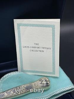 Tiffany & Co Louis Comfort Vintage Pair Sterling Silver Cheese Pastry Knives