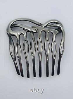 Tiffany & Co. Vintage Pair Angela Cummings Sterling Silver Hair Combs