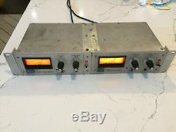 UREI LA-4 Vintage Compressor Limiter Racked Pair/Silver Face Unbeatable Sound