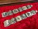 Vintage Pair Mexico Alpaca Silver Panel Bracelets Taxco Twins, Friends, Sisters