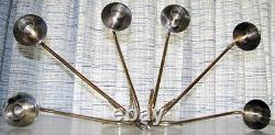 VINTAGE Pair of 3 Candle Sterling Silver Wall Sconces Candelabra Style