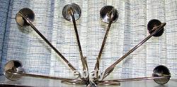 VINTAGE Pair of 3 Candle Sterling Silver Wall Sconces Candelabra Style