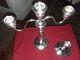 Vintage Westmorland Sterling Silver 13 1/2 Candlestick With Pair Weighted Bases