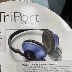 VTG 2002 BOSE Triport Around Ear Headphones TP-1A Black Platinum Quality Sound