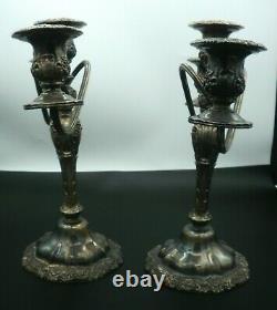 VTG International Silver Company Pair of Candelabras COUNTESS Pattern Exquisite