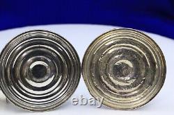 VTG PAIR Raimond Sterling Silver Convertible Candle Stick Holder 8.5 Weighted