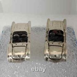 VTG Pair 1962 Fenwick & Sailors Sterling Silver Corvette Convertible Cufflinks