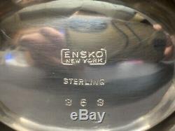 VTG Robert Ensko, New York, NY Sterling Silver One Pair Salts Cellars 235 Gram