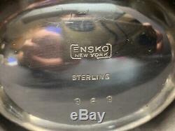 VTG Robert Ensko, New York, NY Sterling Silver One Pair Salts Cellars 235 Gram