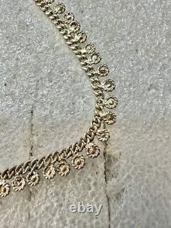 VTG Sterling Silver Pair Of traditional Payal Anklets W Bells 10 Belly Dancer