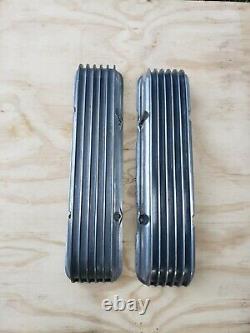 Valve Cover Pair SBC Cal Custom Small Block Chevy 40-2000 Aluminum Vintage