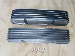 Valve Cover Pair SBC Cal Custom Small Block Chevy 40-2000 Aluminum Vintage