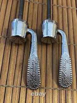 Very Nice Vintage Campagnolo 1st Gen. C-Record Quick Release Skewers 1 Pair