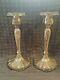 Vintage 10 Tall Sterling Silver Reed And Barton Pair Of Candlesticks
