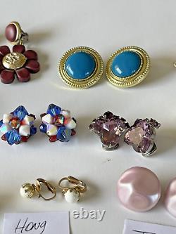 Vintage 130 Earrings LOT 2-Sisters EMMONS Avon MONET Sarah Coventry CORO 3Brooch