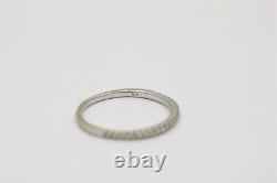 Vintage 14k White Gold Pair of Uneek Diamond Rings 0.46 cttw Sz 7.75