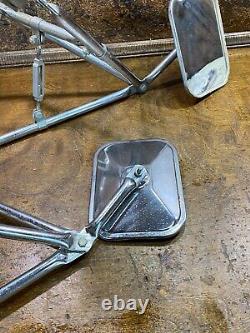 Vintage 1965 Pair of Truck / Car West Coast Camper Tow Mirrors Towing Mirror