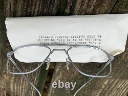 Vintage American Optical Aviator Sunglasses Three Pair Frames Silver Matte