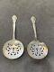 Vintage Antique Gorham Sterling Silver Chantilly Pattern Pair Of Tomato Servers